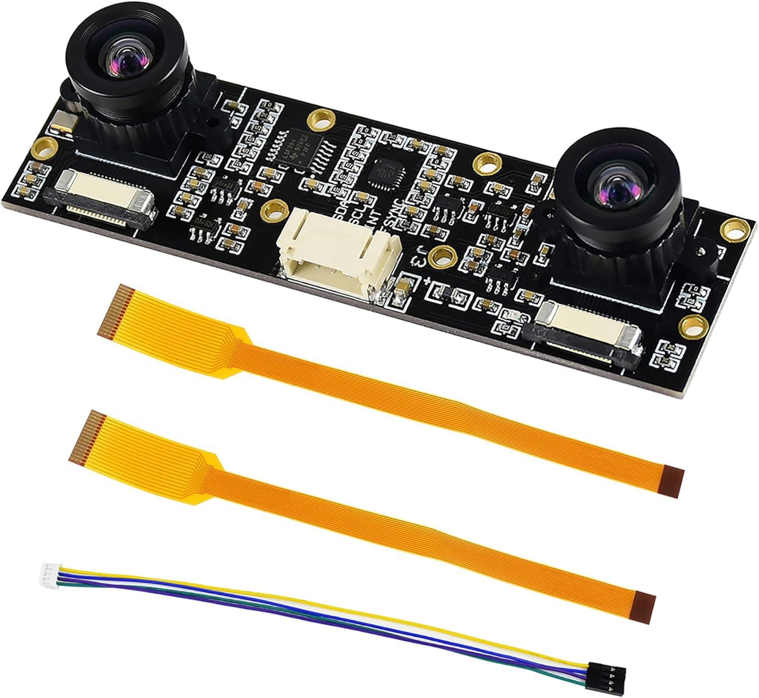 Waveshare 8 MP Binoküler Stereo Derinlik Kamera Modülü IMX219-83