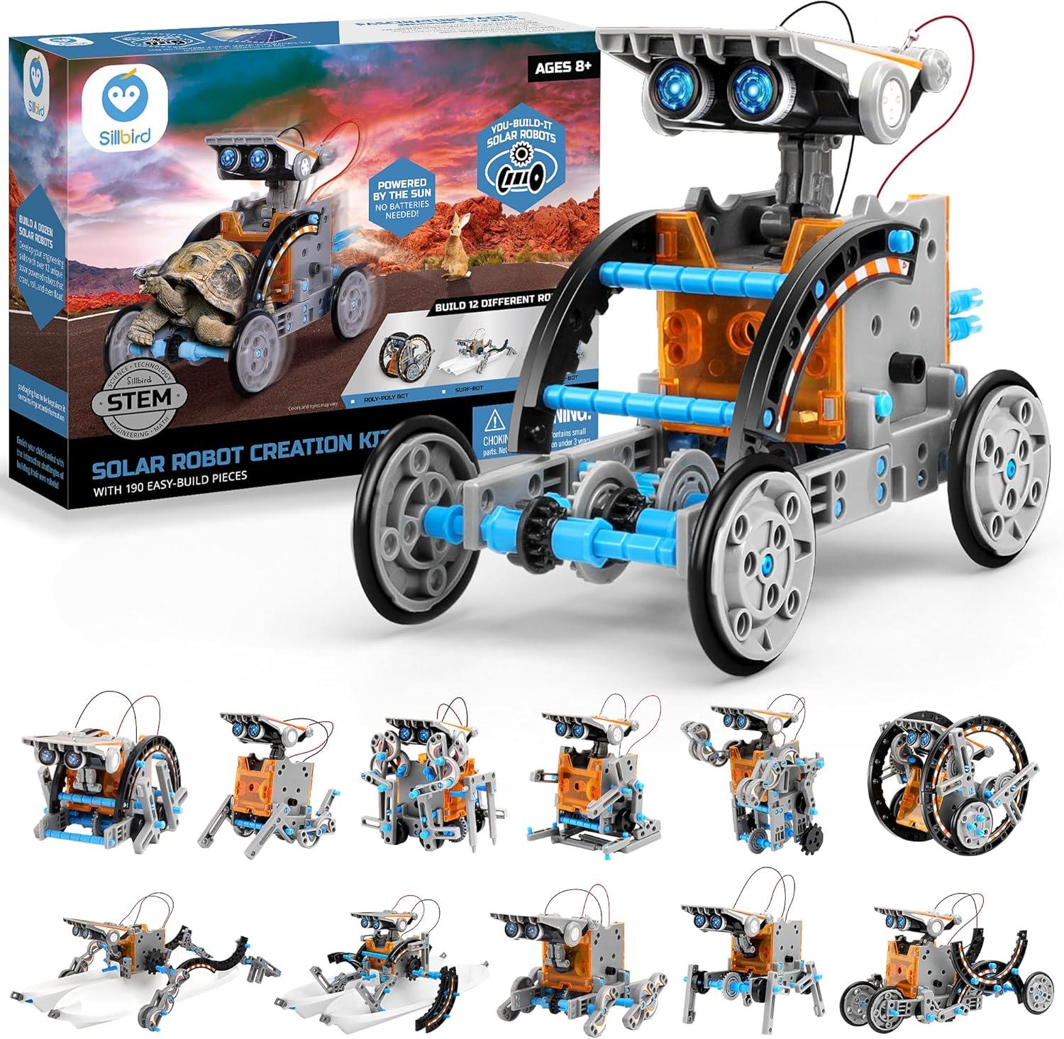 STEM 12'si 1 arada Solar Robot Oyuncak