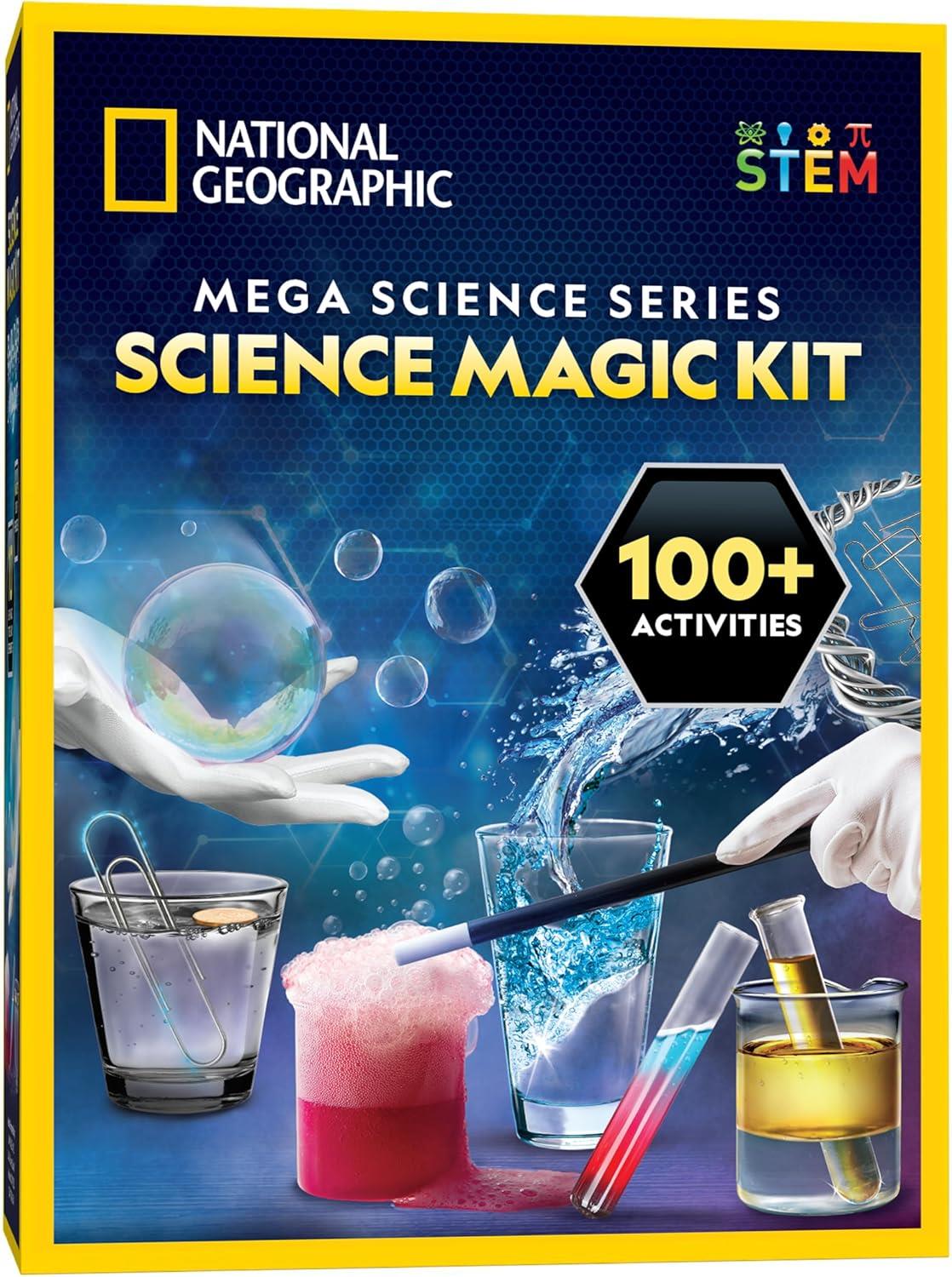 National Geographic Science Magic Kit STEM Bilim Sihir Seti 100+ Benzersiz Deney Projesi