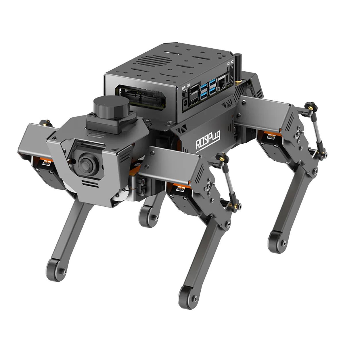 Hiwonder ROSPug Jetson Nano ROS Destekli Açık Kaynak Dört Ayaklı Robot Köpek