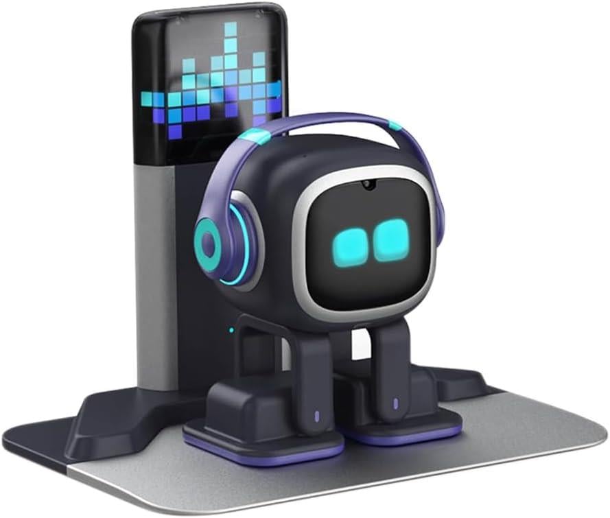 EMO Go Home AI Masaüstü Pet Robot Home Station İle Birlikte