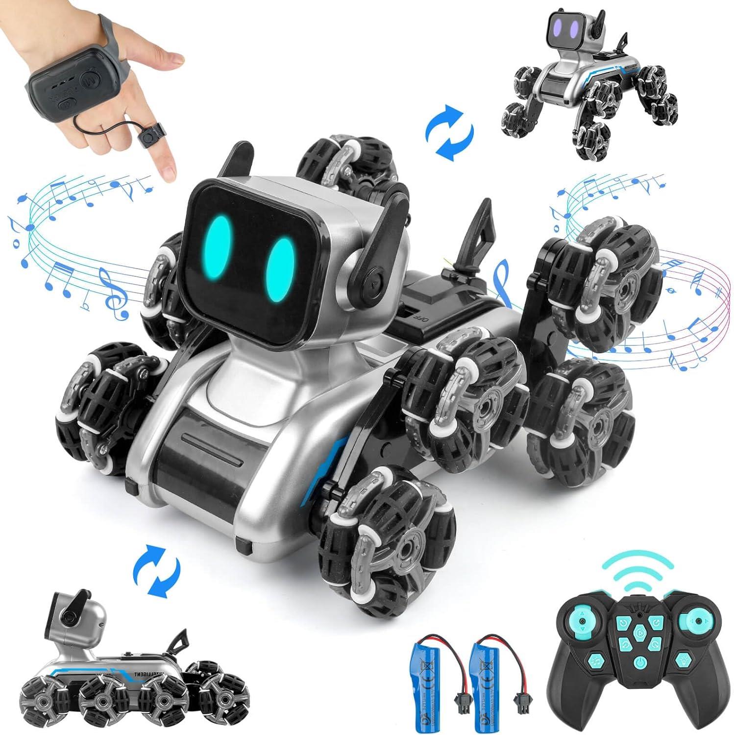 Stunt Robot Köpek Uzaktan Kumandalı ve El Kontrolü