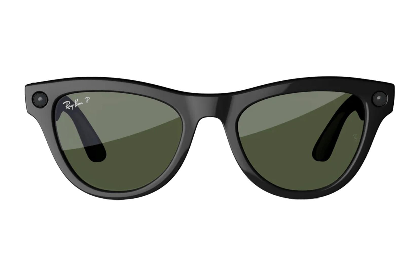 Ray-Ban Meta Skyler Kameralı Yapay Zekalı Akıllı Gözlük Shiny Black G-15 Green 52 Beden