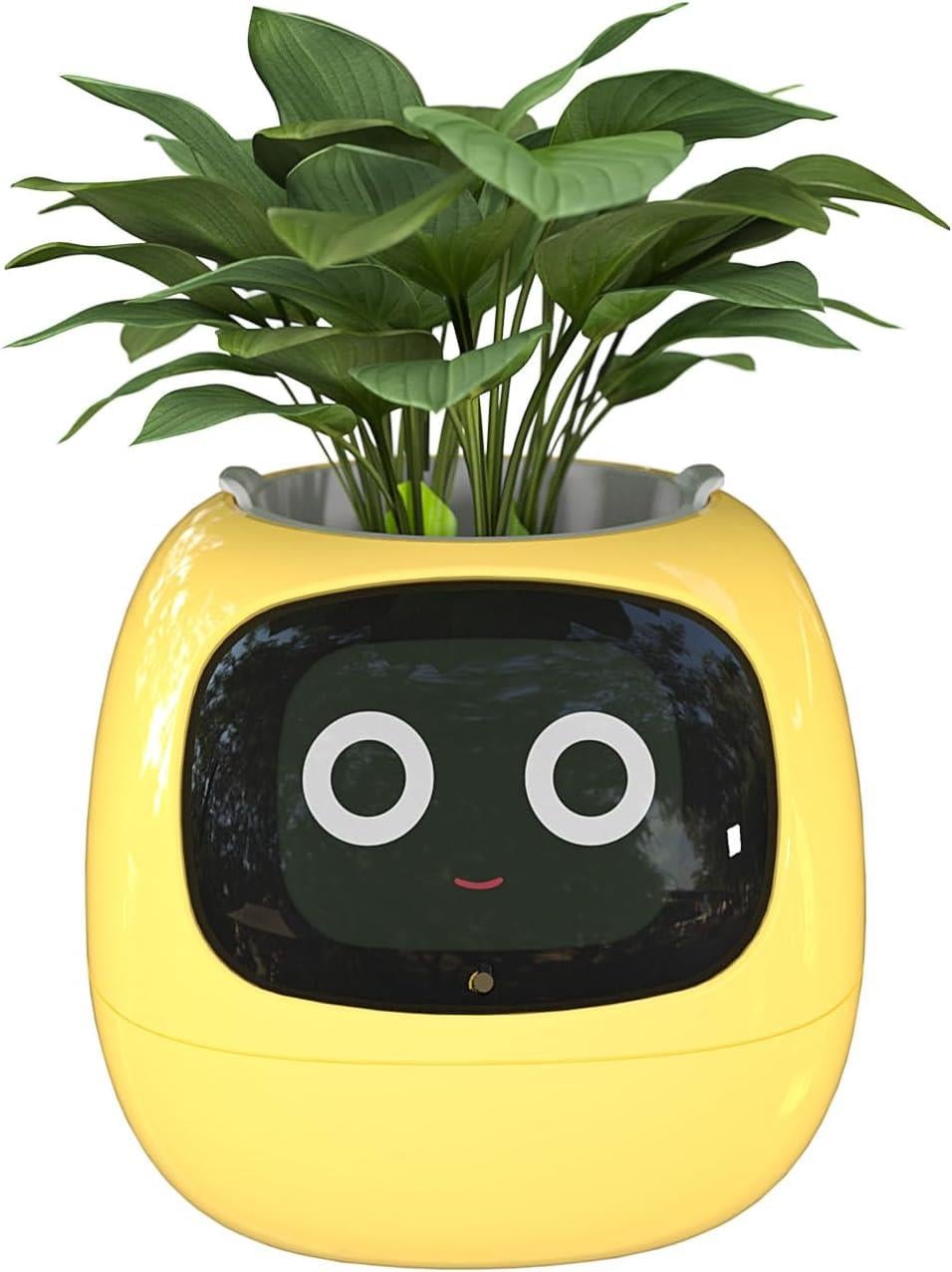 Masdio Ivy AI Yapay Zeka Destekli Akıllı Saksı Sarı