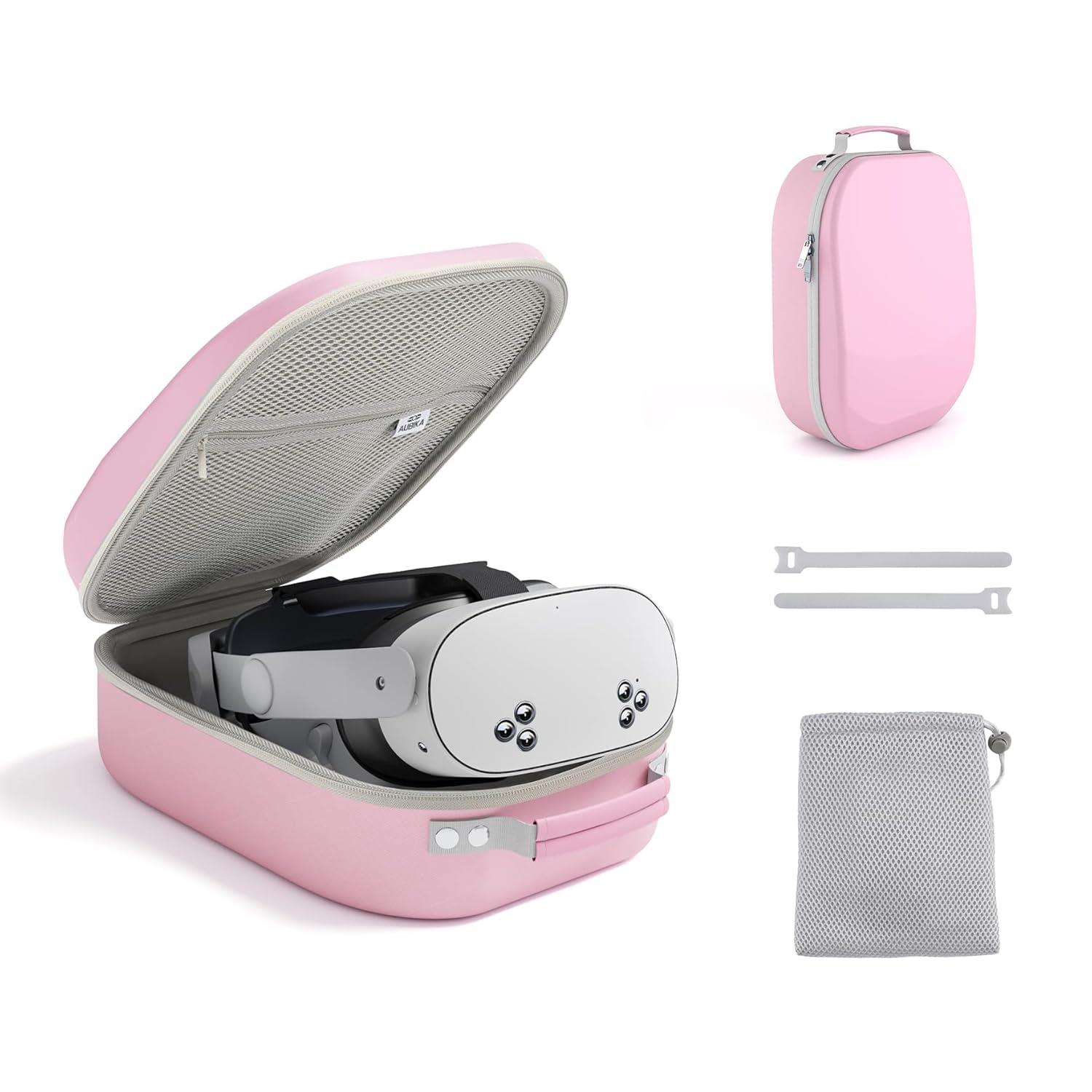 Aubika VR-MR Başlığı Taşıma Çantası Pembe