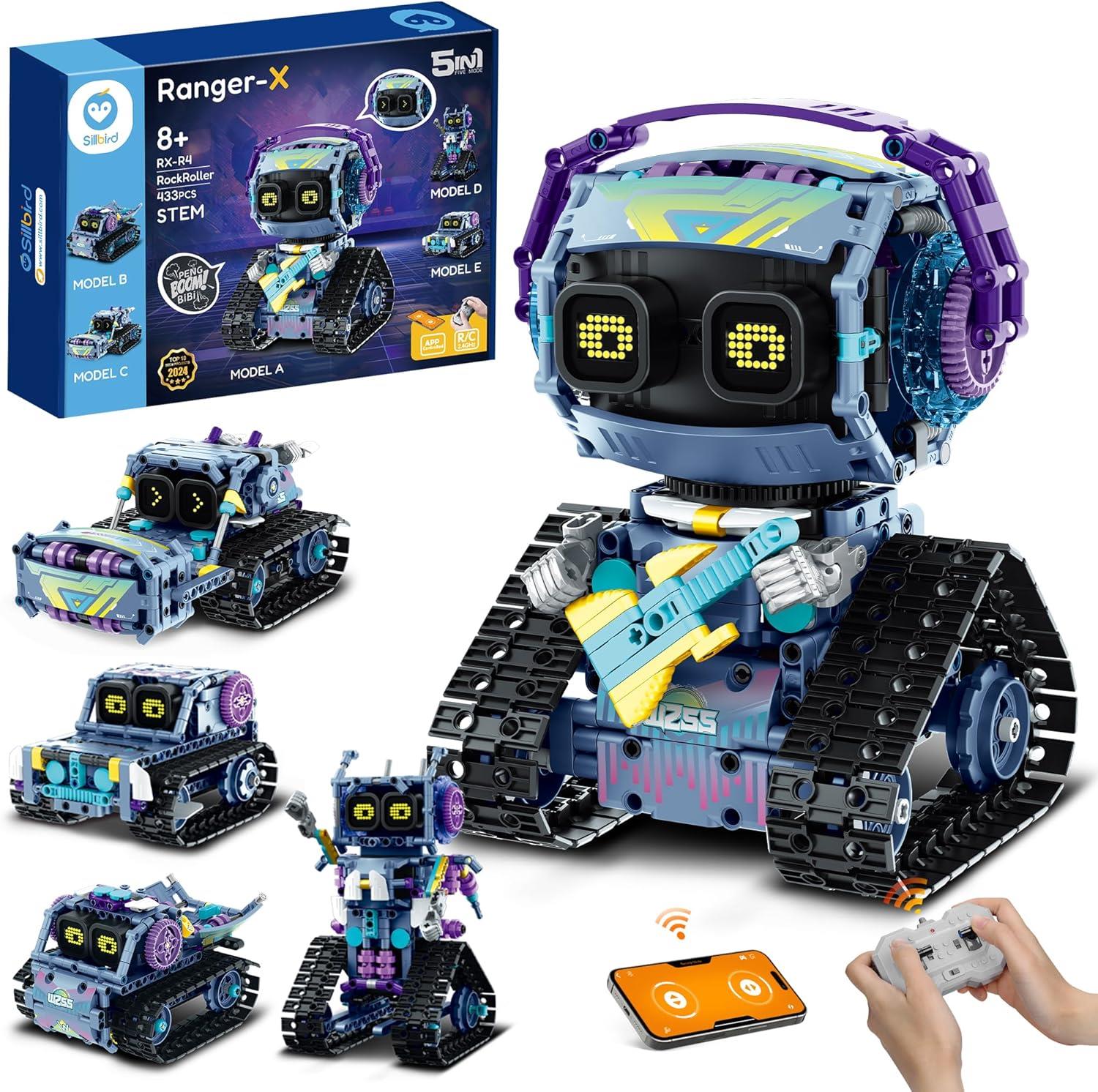 Sillbird STEM 8-12 Yaş Çocuklar İçin Uzaktan Kumandalı Robot Seti
