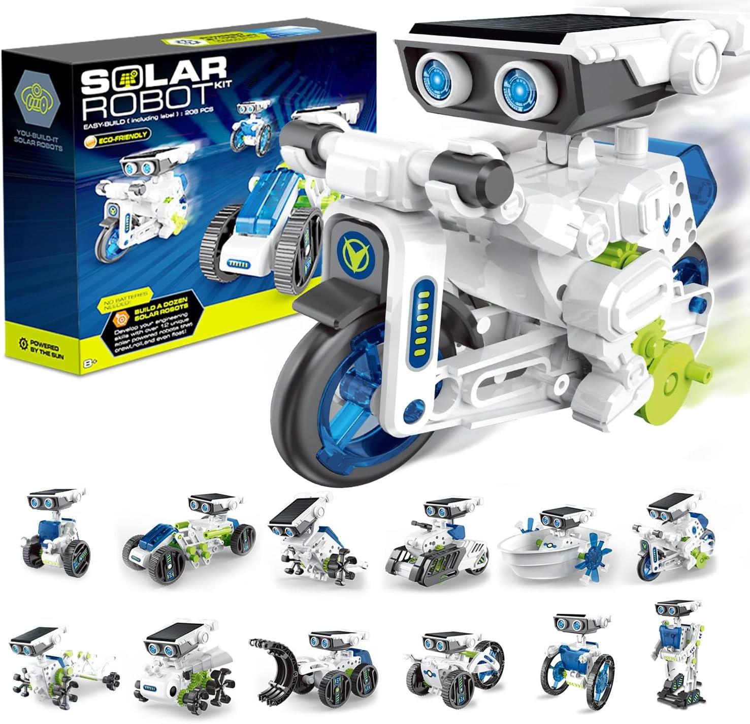 Masroo 12 in 1 Solar Robot 8-9-10-11-12 Yaş STEM Kiti