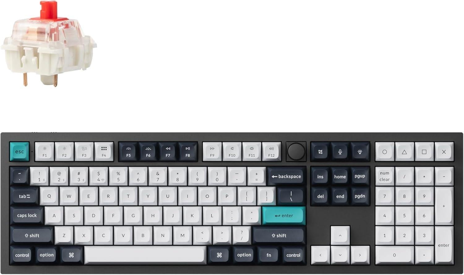 Keychron Q6 Max QMK/VIA Bluetooth Kablosuz USB-C Kablolu Özel Mekanik Klavye