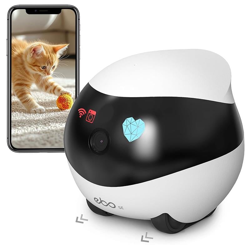 Enabot EBO SE Çocuk Yaşlı Pet ve Ev Güvenliği İçin WiFi Kamera Robotu