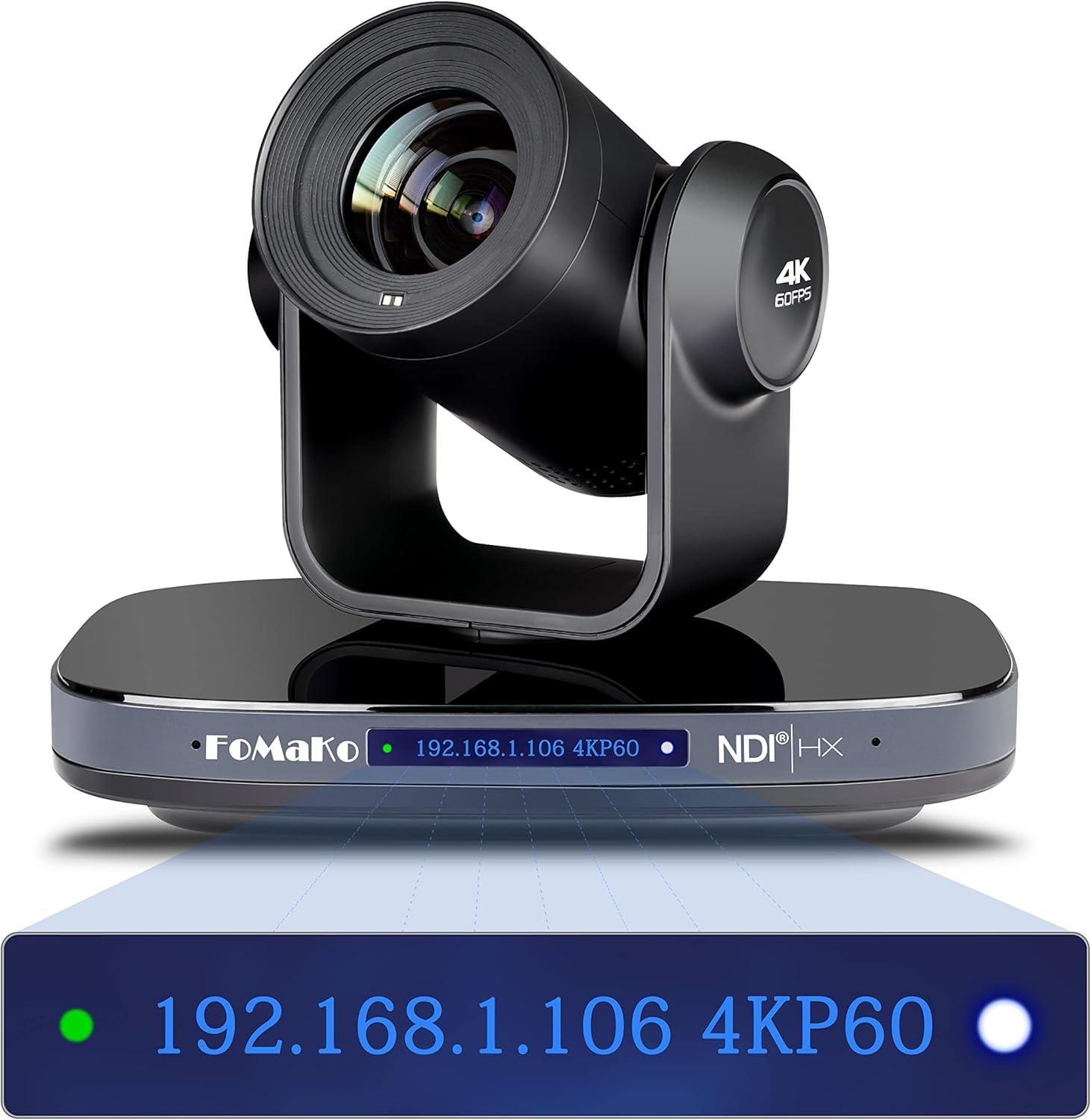 FoMaKo 20x Optik Zoom 4K Ai Yapay Zeka Destekli İzleme NDI PTZ Kamera K820N