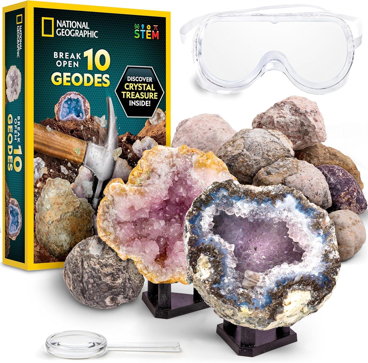 National Geographic Çocuklar İçin 10 Premium Jeod İle Jeoloji Bilim STEM Seti