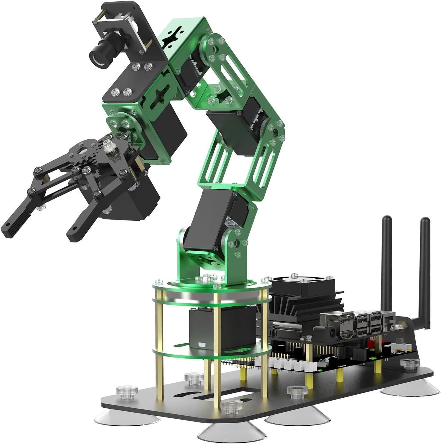 Yahboom DOFBOT Yapay Zeka Görüş ROS Python Açık Kaynak Robotik Kol - Jetson NANO 4GB Dahil Değil