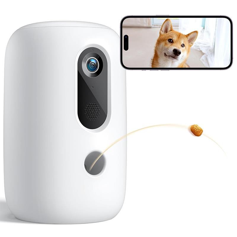Faroro 2K Kamera WiFi Mobil Uygulama Kontrollü Ödül Mama Dağıtıcı