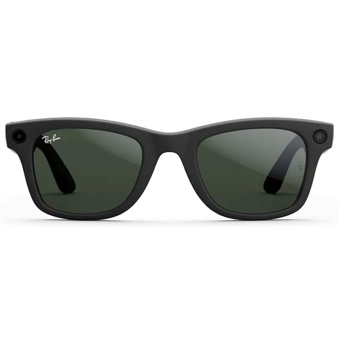 Ray-Ban Meta Skyler Kameralı Yapay Zekalı Akıllı Gözlük Matte Black Clear to Graphite Green Transitions 52 Beden