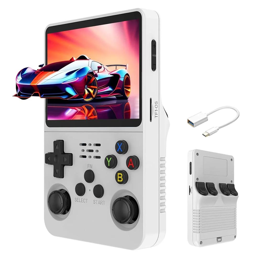 R36S Retro El Oyun Konsolu – 15.000 Oyun 64GB 3.5 Inch IPS Ekran
