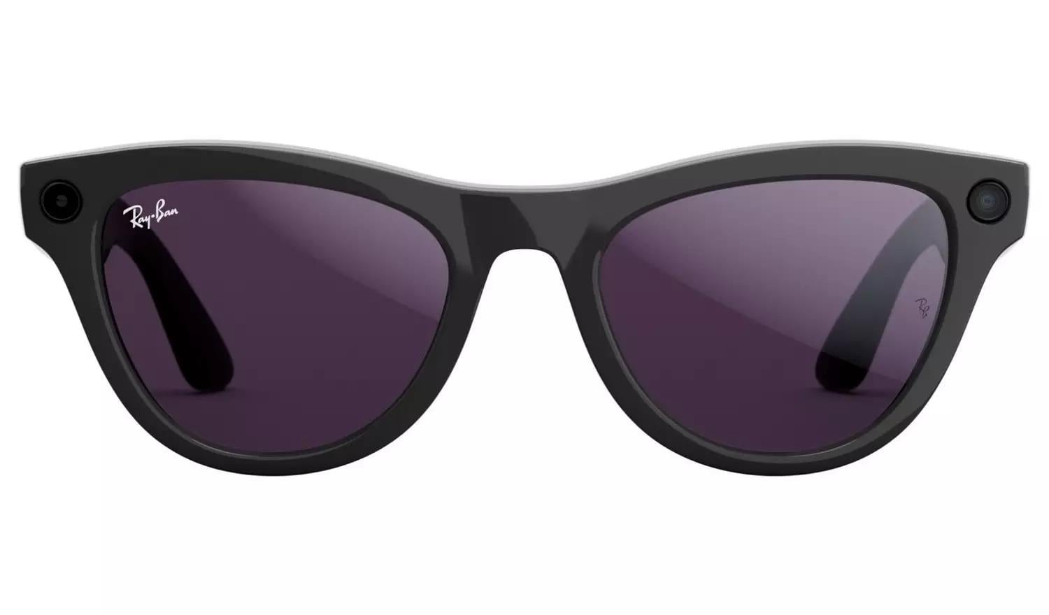 Ray-Ban Meta Skyler Akıllı Gözlük Shiny Black Transitions Amethyst Beden 52