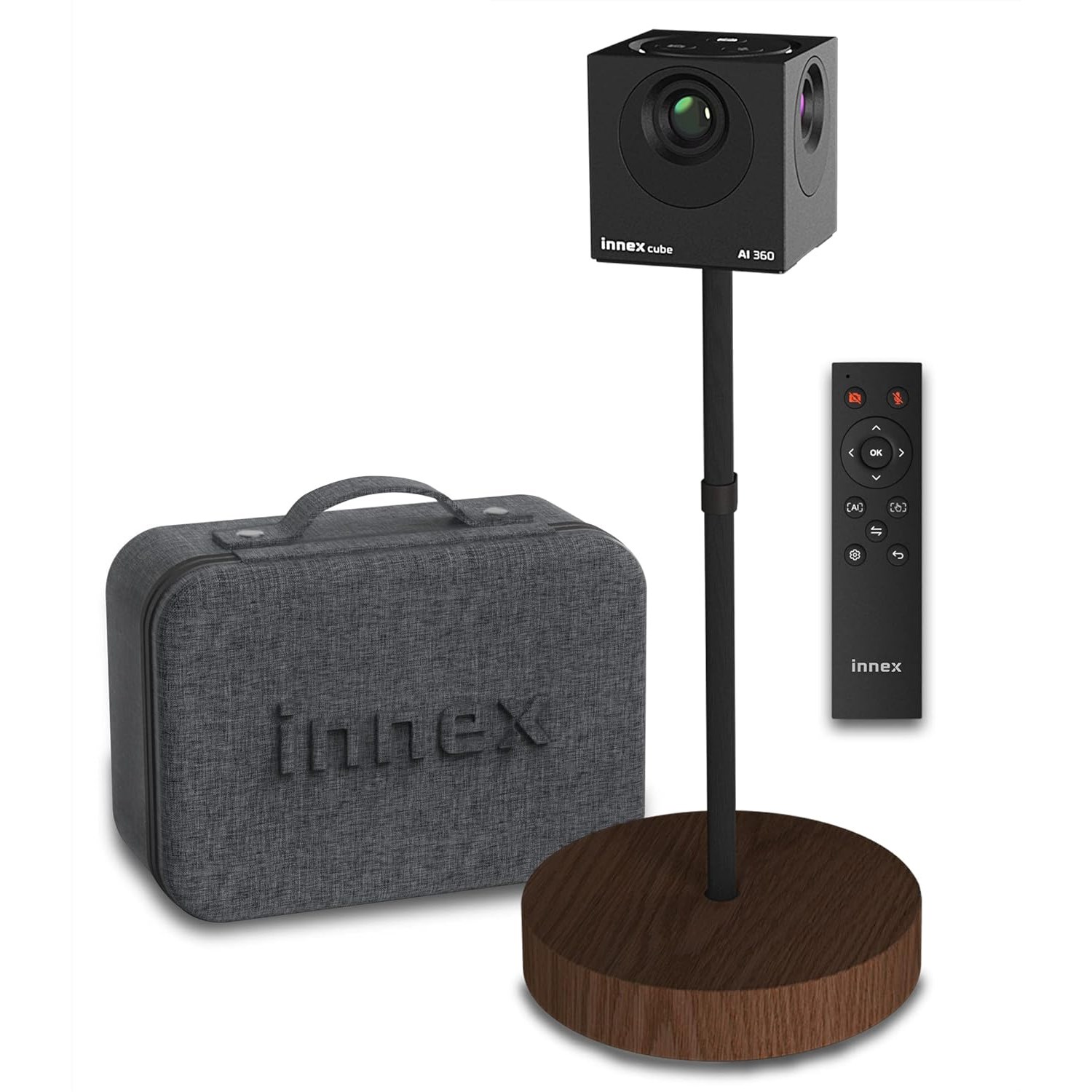 Innex Cube 4K AI 360 Video Konferans Kamerası