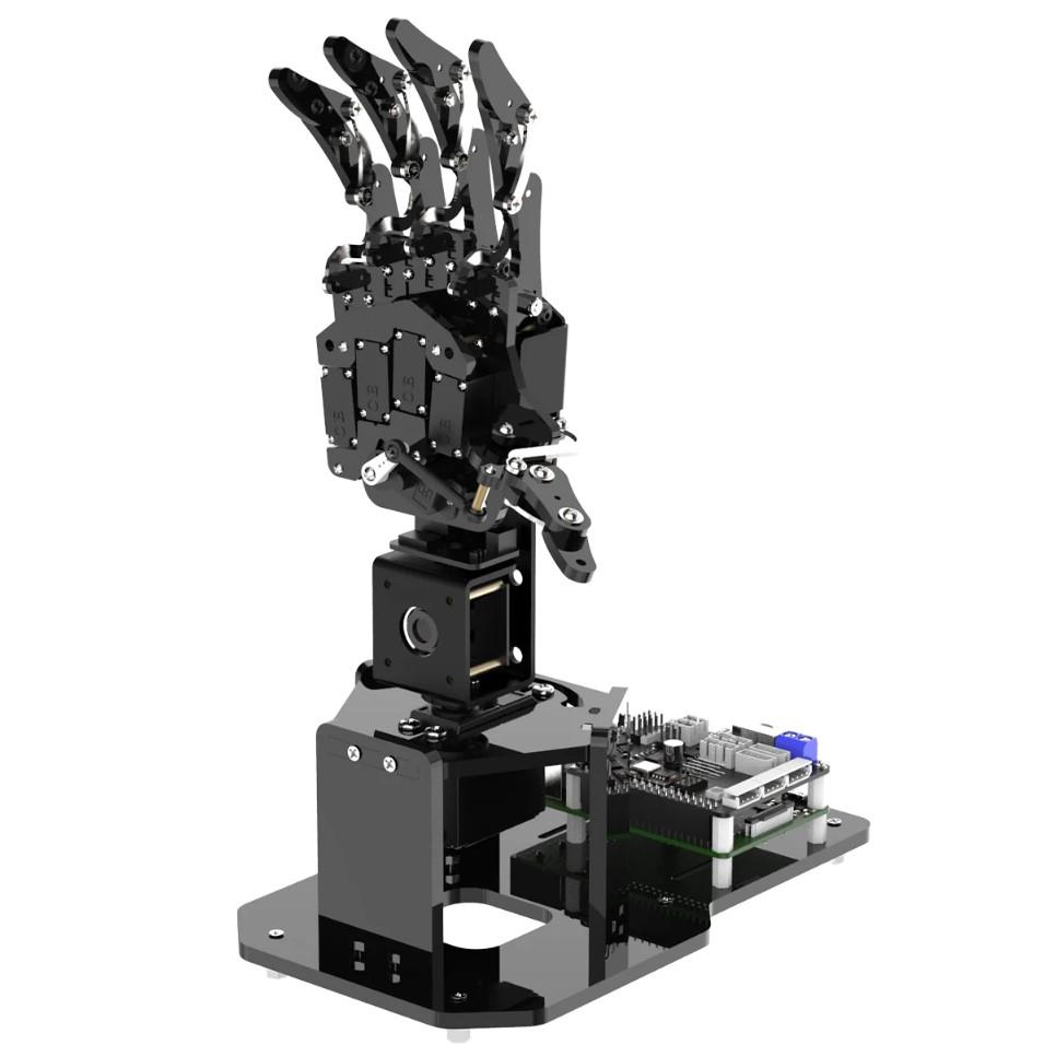 Hiwonder uHandPi Raspberry Pi Robotik El AI Görüş Python Programlama - Sağ El