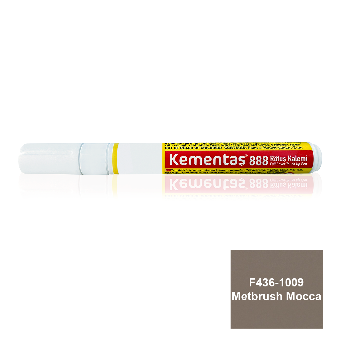 F436-1009 Metbrush Mocca Tam Örtücü Rötuş Kalemi Tam Örtücü Rötuş Kalemleri