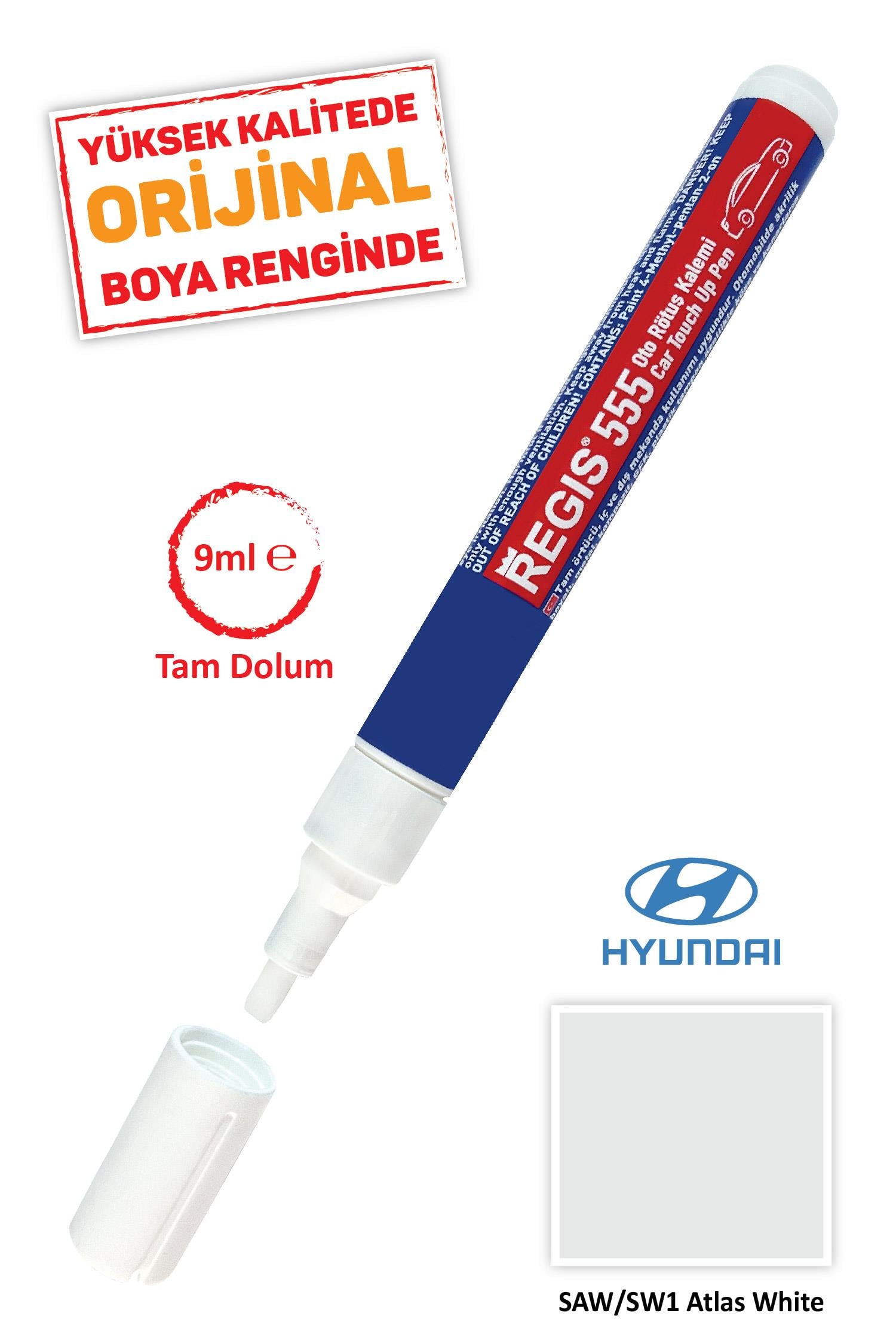 Hyundai SAW/SW1 Atlas White Çizik Giderici Oto R.K Oto Tam Örtücü Rötüş Kalemleri