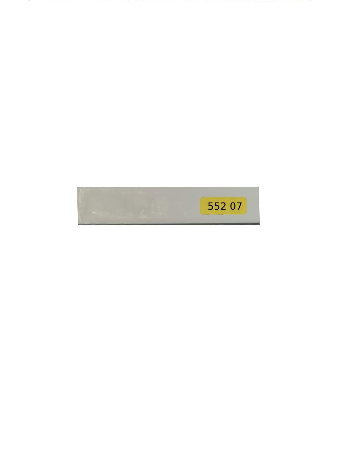 Sert Tamir Mumları 552 07 Düz Gri 8cm Sert Mum