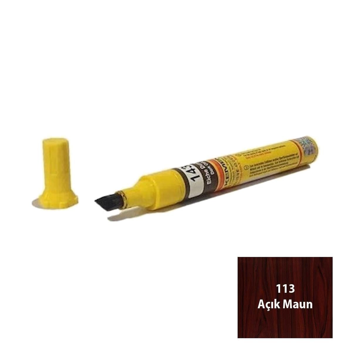 Yarı Örtücü Ahşap Rötuş Kalemleri 113 Açık Maun PTK 36/37 Ahşap Rötuş Kalemi