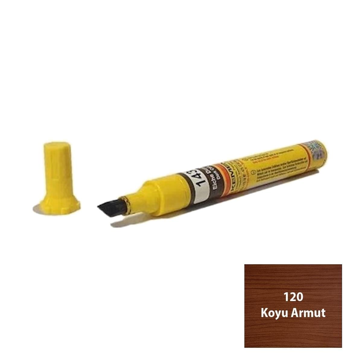 Yarı Örtücü Ahşap Rötuş Kalemleri 120 Koyu Armut (Şeftali) Ahşap Rötuş Kalemi