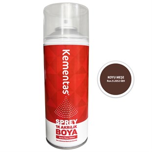 20520 89 Koyu Meşe Sprey Boya 400ml Kementaş Sprey Boya