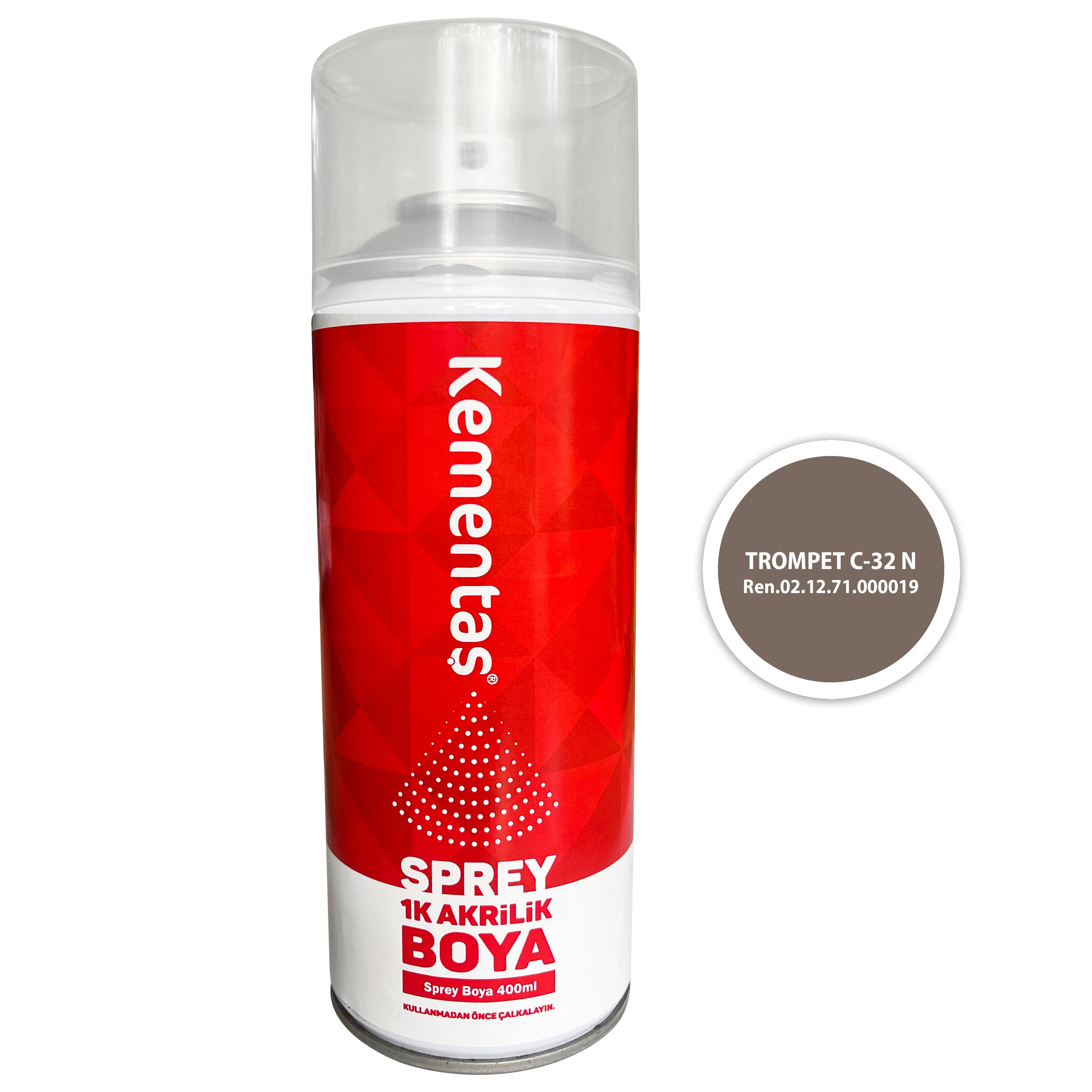 02.12.71.000019 C-32 N Trompet Sprey Boya 400ml Kementaş Sprey Boya