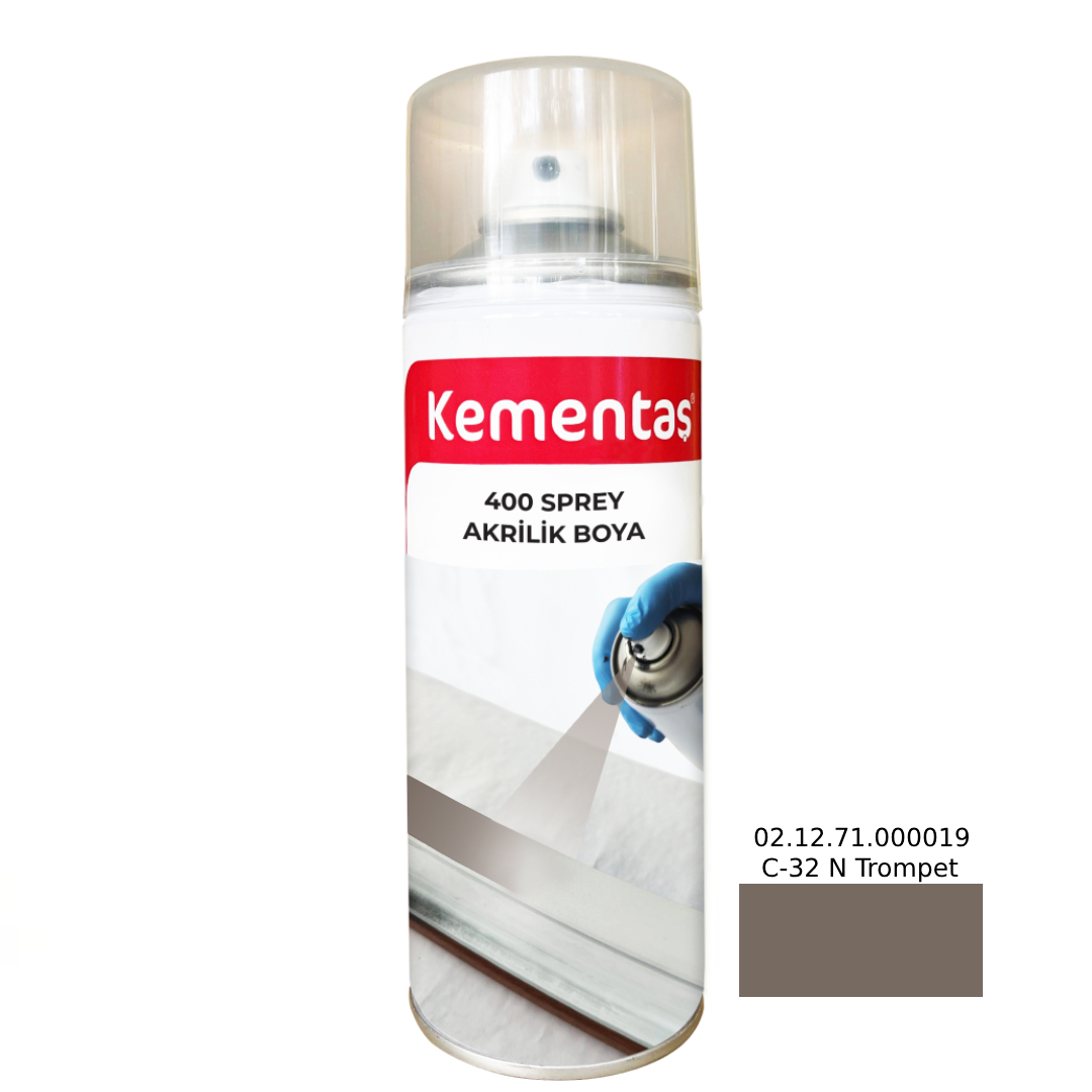 02.12.71.000019 C-32 N Trompet Sprey Boya 400ml Kementaş Sprey Boya
