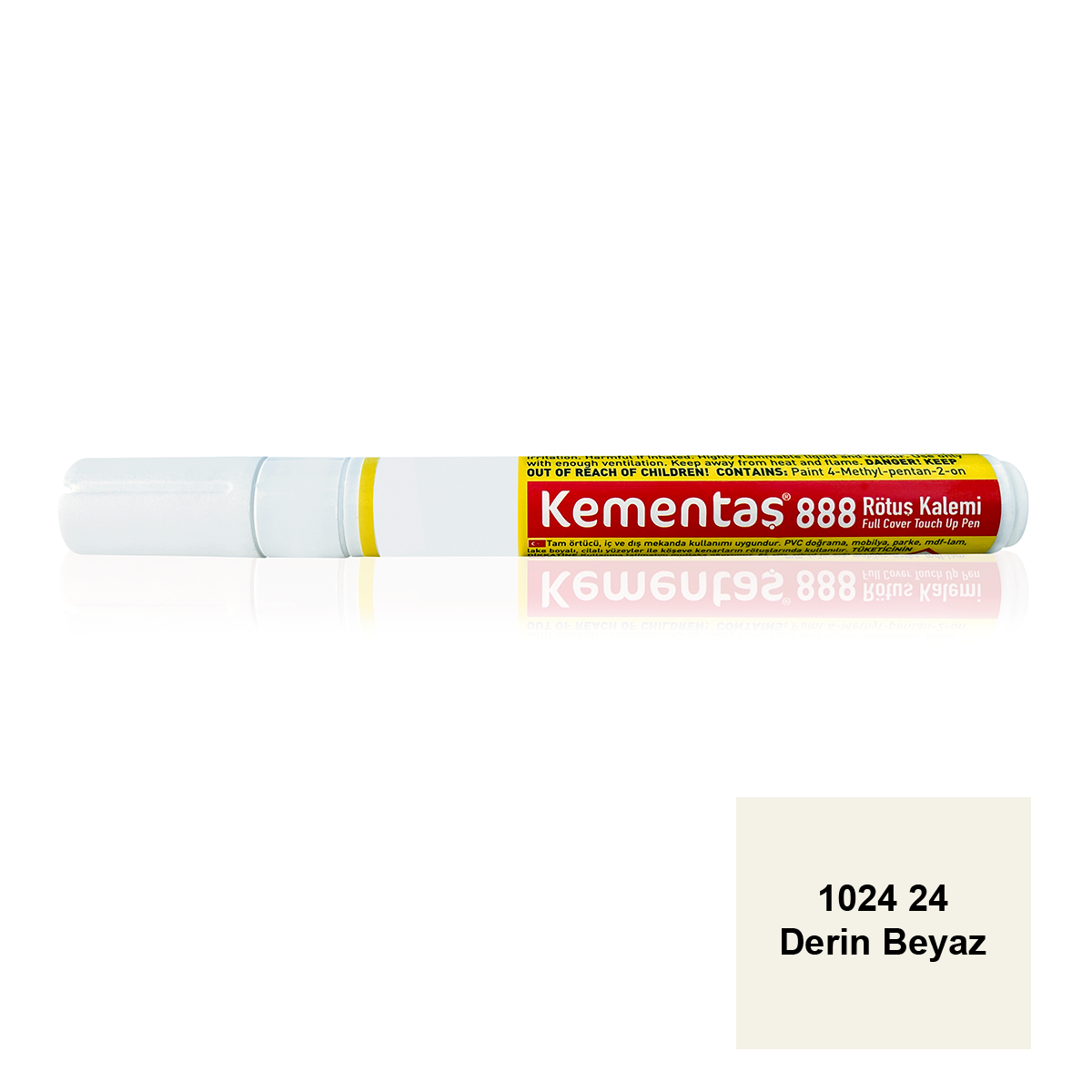 1024 24 Derin Beyaz Tam Örtücü Rötuş Kalemi Tam Örtücü Rötuş Kalemleri