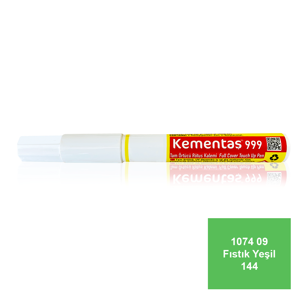 1074 09 Fıstık Yeşil 144 Tam Örtücü Rötuş Kalemi Tam Örtücü Rötuş Kalemleri