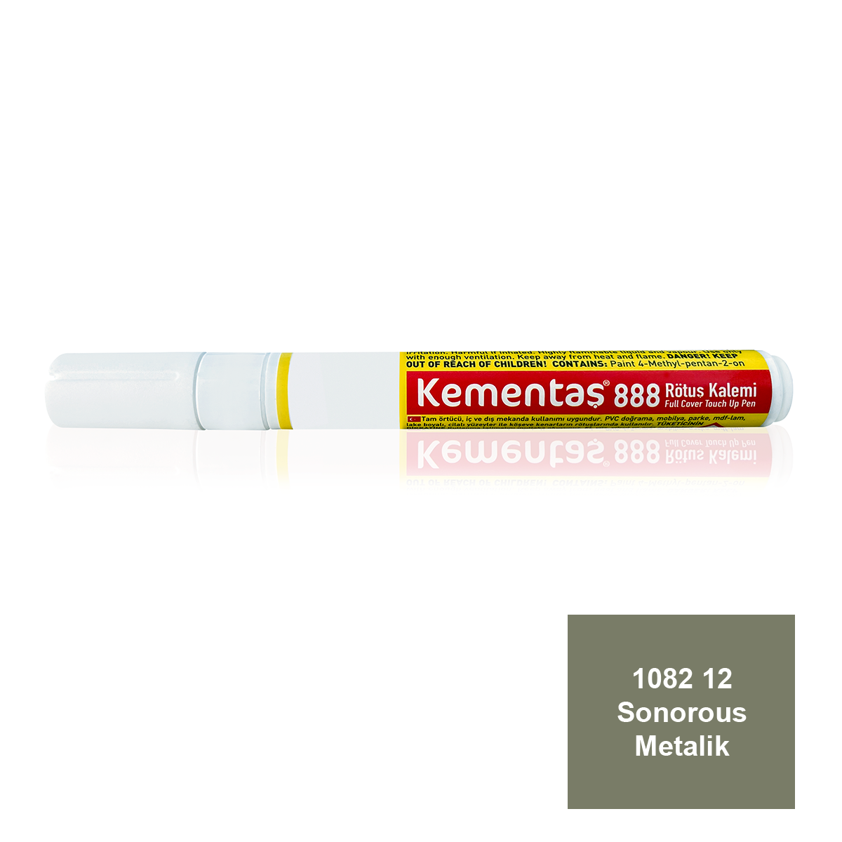 1082 12 Sonorous Metalik  Tam Örtücü Rötuş Kalemi Tam Örtücü Rötuş Kalemleri