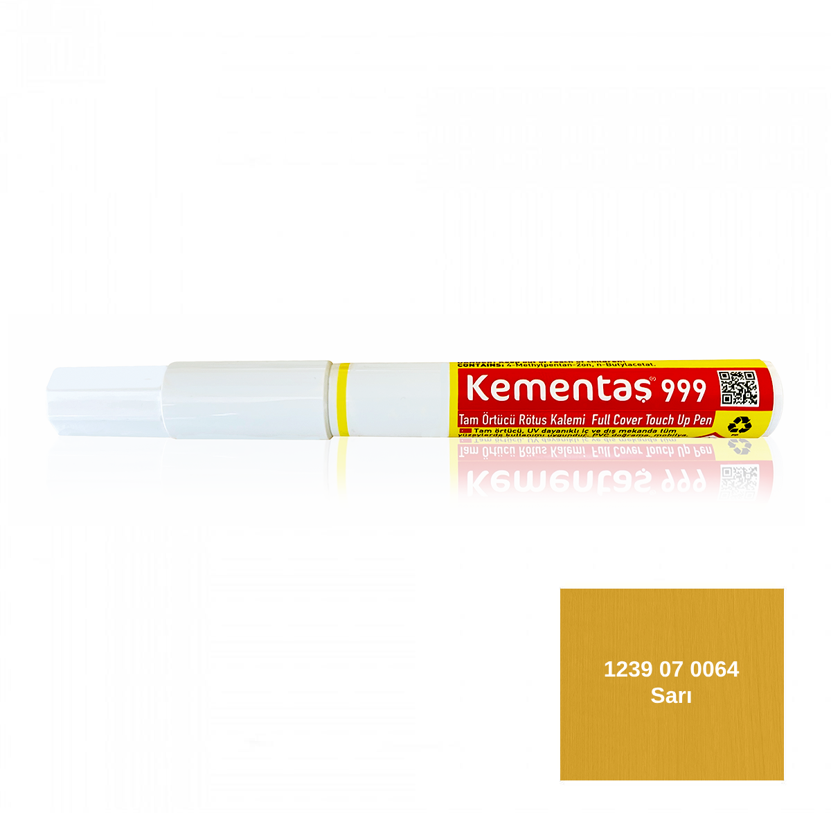 Tam Örtücü Rötuş Kalemleri 1239 07 0064-Sarı Tam Örtücü Rötuş Kalemi