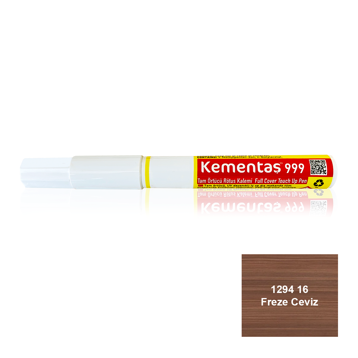 1294 16 Freze Ceviz Tam Örtücü Rötuş Kalemi Tam Örtücü Rötuş Kalemleri
