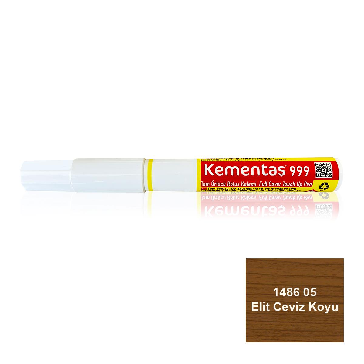1486 05 Elit Ceviz Koyu Tam Örtücü Rötuş Kalemi Tam Örtücü Rötuş Kalemleri