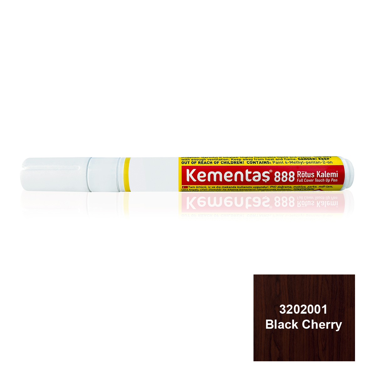 3202001 Black Cherry Tam Örtücü Rötuş Kalemi Tam Örtücü Rötuş Kalemleri