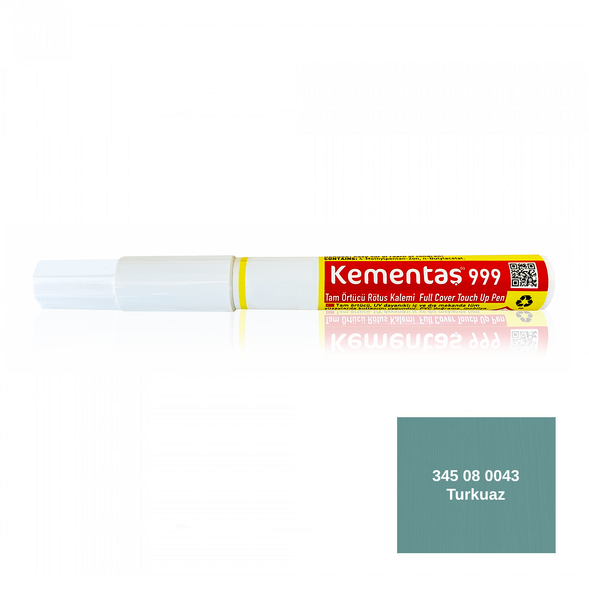 Tam Örtücü Rötuş Kalemleri 345 08 0043-Turkuaz Tam Örtücü Rötuş Kalemi