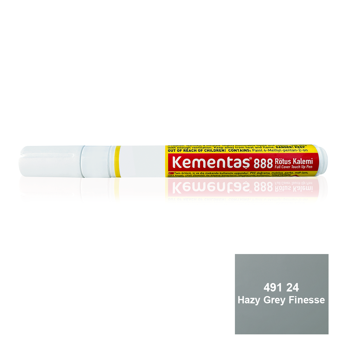 Tam Örtücü Rötuş Kalemleri 491 24 Hazy Grey Finesse Tam Örtücü Rötuş Kalemi