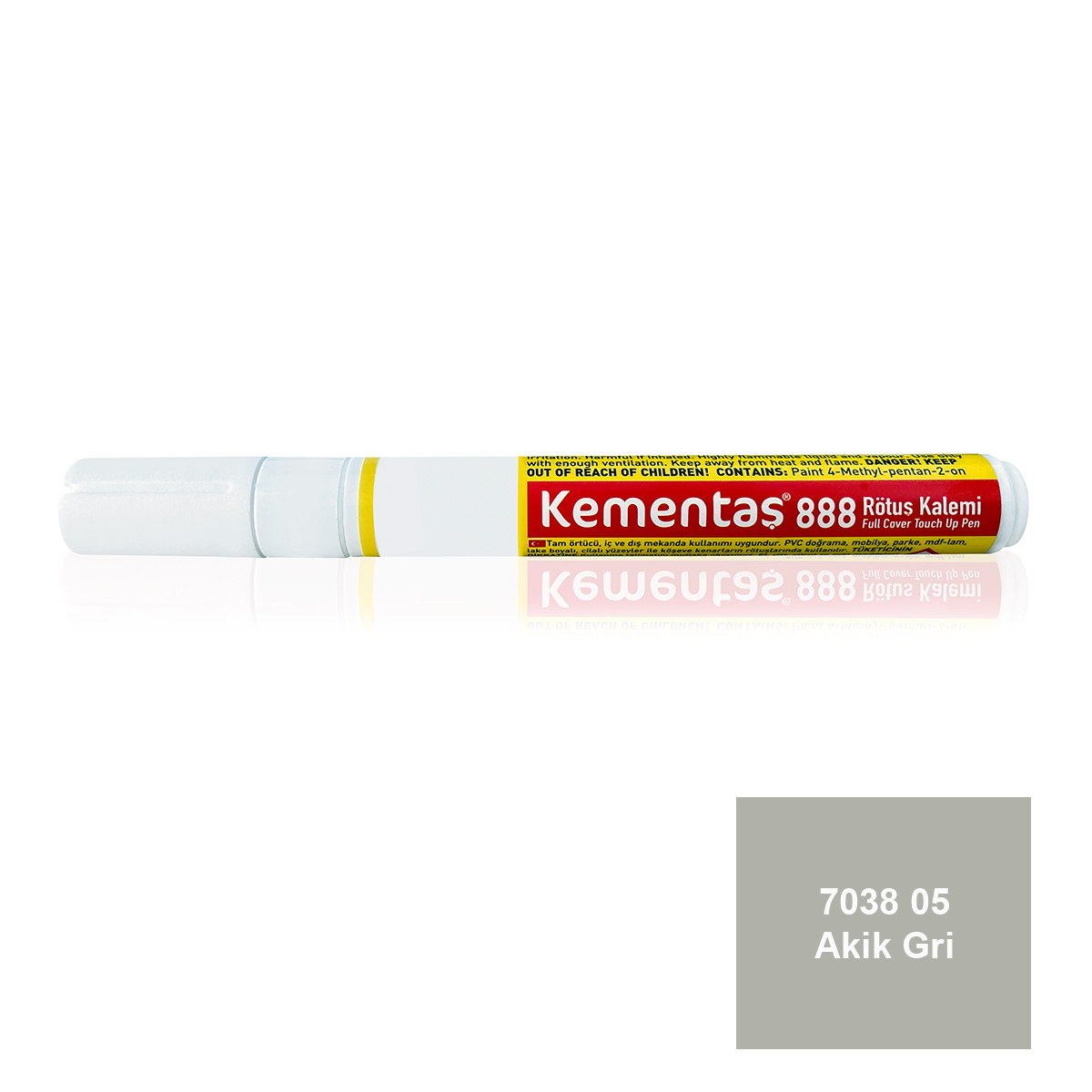 7038 05 Akik Gri Tam Örtücü Rötuş Kalemi Tam Örtücü Rötuş Kalemleri