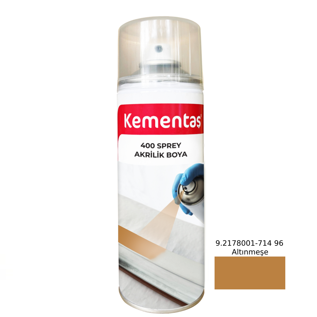 9.2178001-714 96 Altınmeşe Sprey Boya 400ml Kementaş Sprey Boya