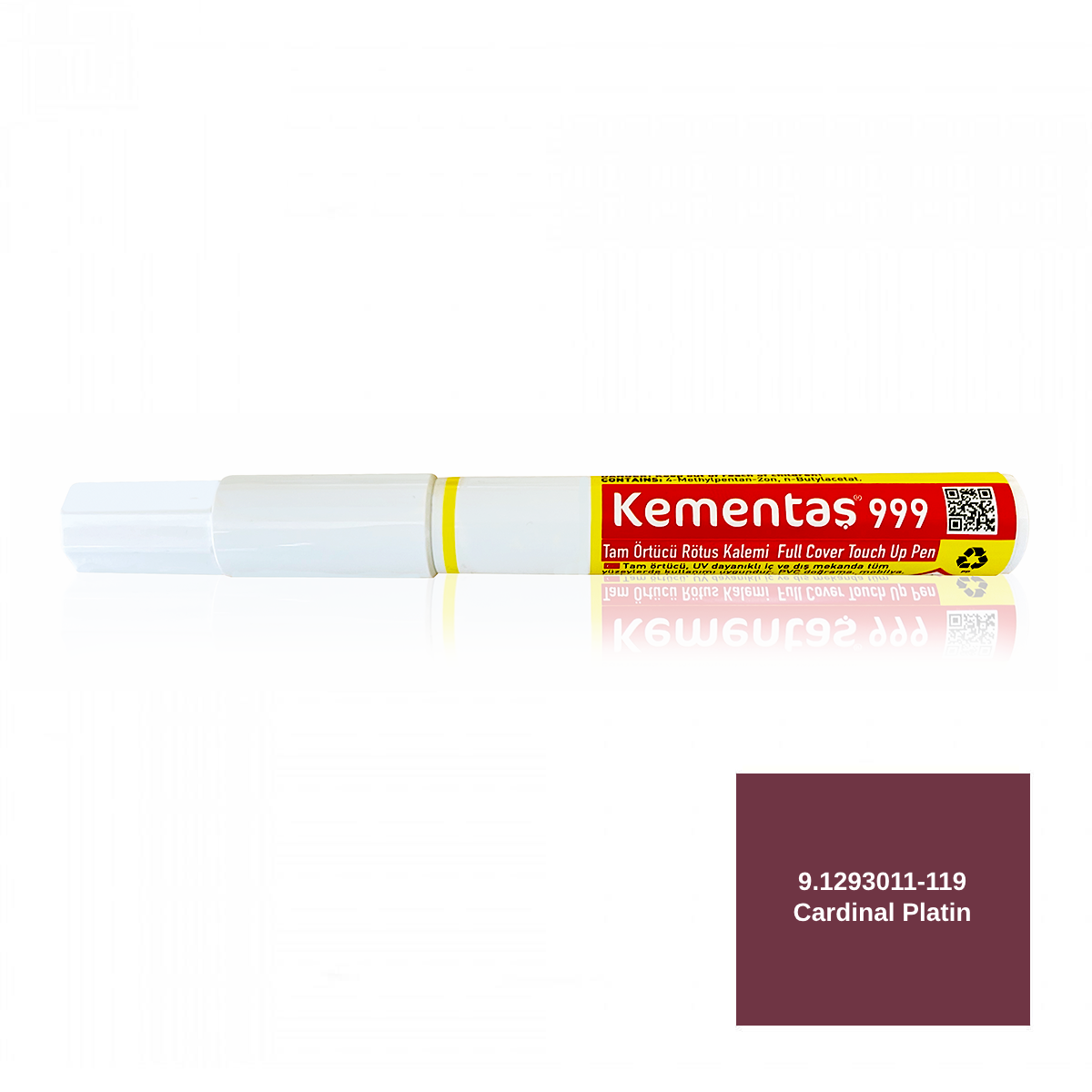 Tam Örtücü Rötuş Kalemleri 9.1293011-119 Cardinal Platin Tam Ört.Rötuş Kalemi