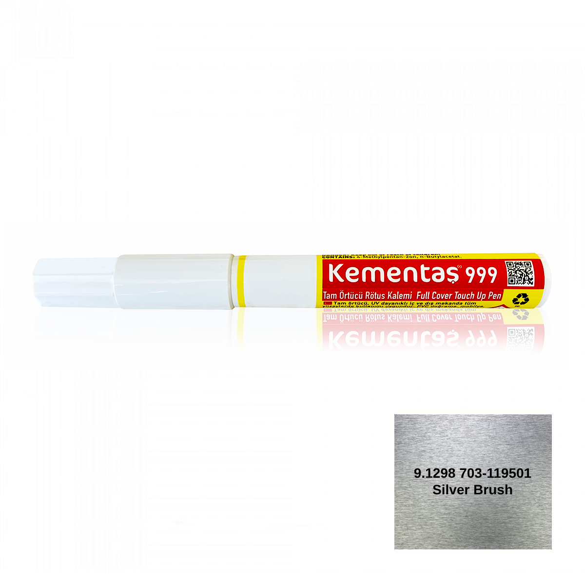 Tam Örtücü Rötuş Kalemleri 9.1298 703-119501 Silver Brush T.Ört.Rötuş Kalemi