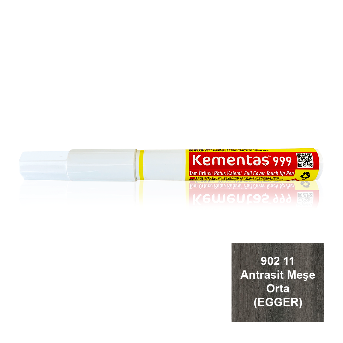 Tam Örtücü Rötuş Kalemleri 902 11 Antrasit Meşe Orta (EGGER) Rötüş Kalemi