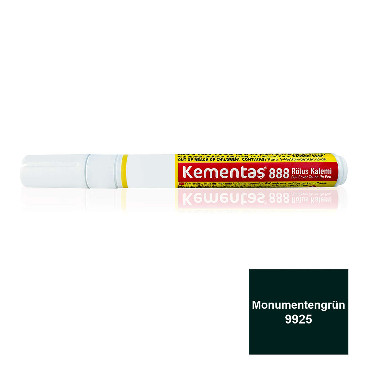 Monumentengrün 9925 Tam Örtücü Rötuş Kalemi Tam Örtücü Rötuş Kalemleri