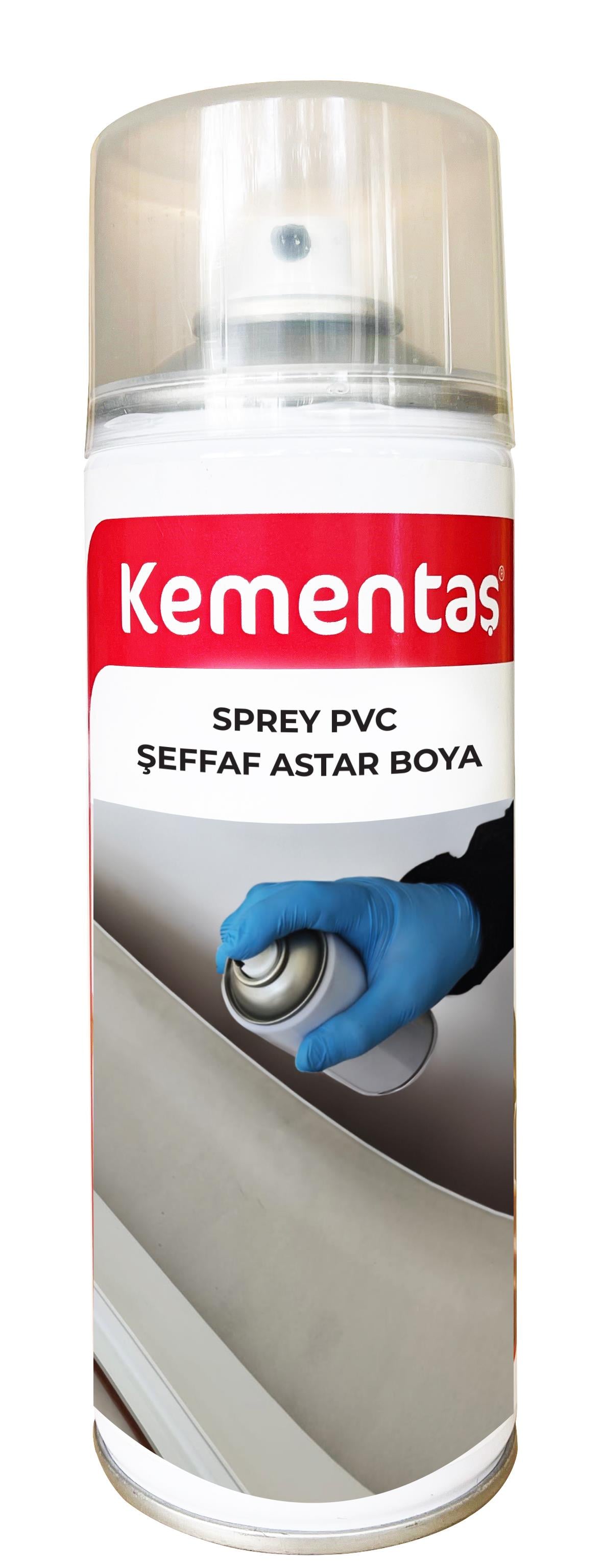 Pvc Astar Şeffaf 400ml Sprey Boya Kementaş Sprey Boya