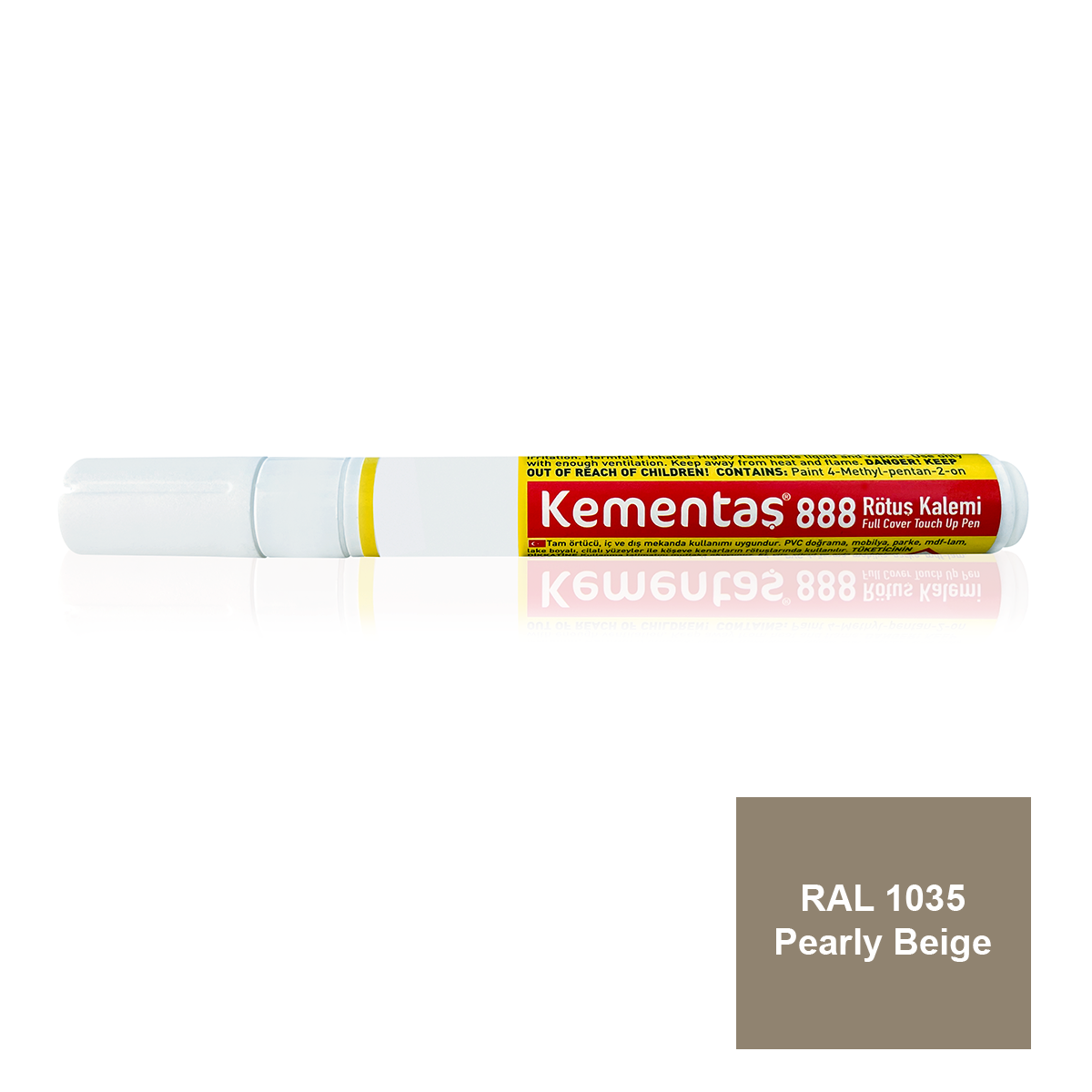 RAL 1035 Pearly Beige Tam Örtücü Rötuş Kalemi Tam Örtücü Rötuş Kalemleri