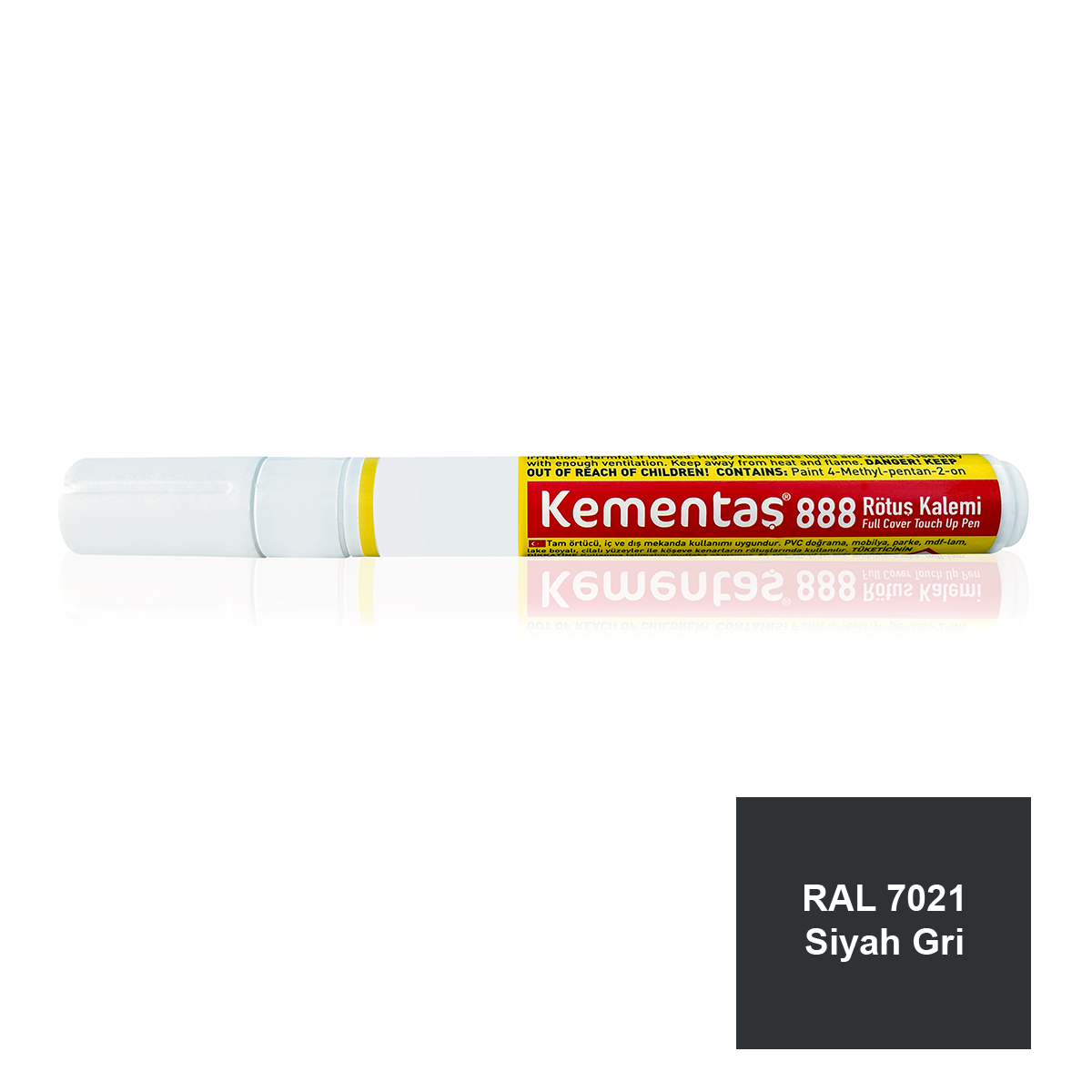 RAL 7021 Siyah Gri Tam Örtücü Rötuş Kalemi Tam Örtücü Rötuş Kalemleri