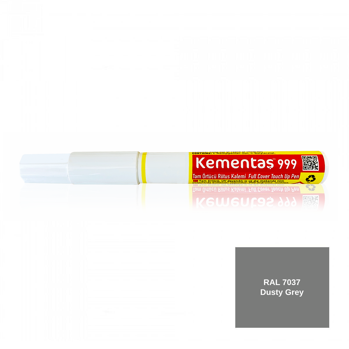 RAL 7037 Dusty Grey Tam Örtücü Rötuş Kalemi Tam Örtücü Rötuş Kalemleri