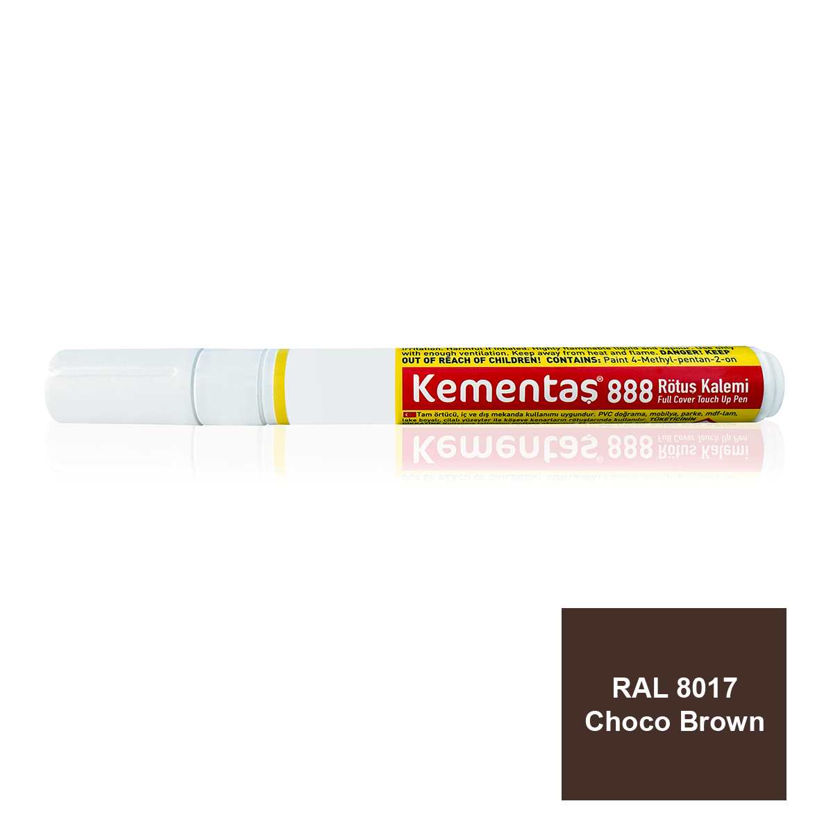 RAL 8017 Choco Brown Rötuş Kalemi Tam Örtücü Rötuş Kalemleri